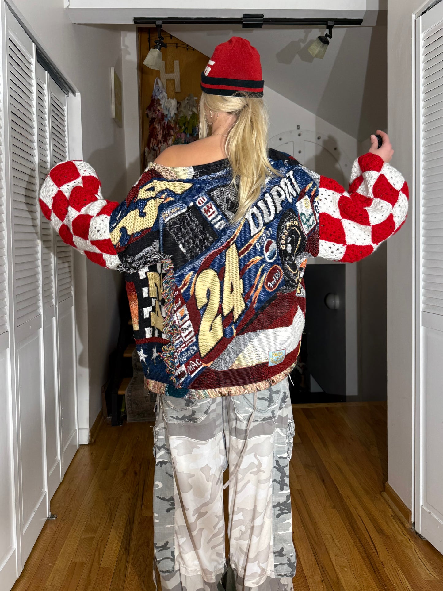 Reclaimed Nascar Fastcar Crewneck