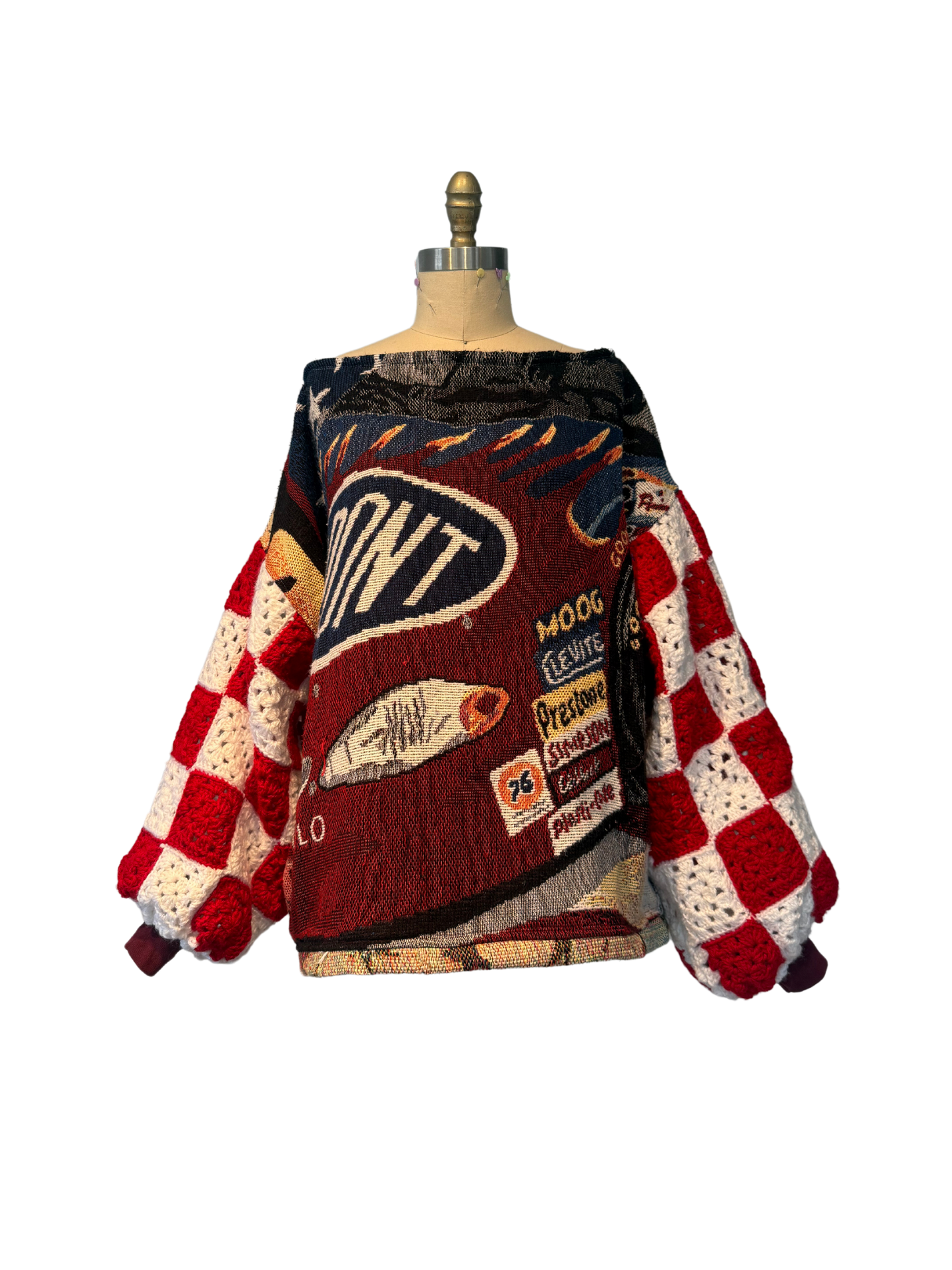 Reclaimed Nascar Fastcar Crewneck