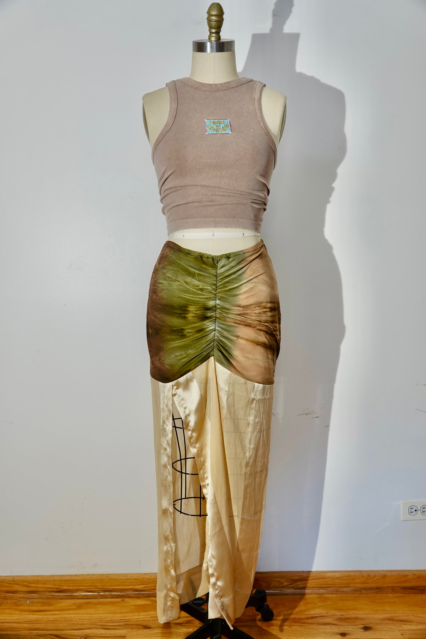 Reclaimed Join the Band Maxi Skirt