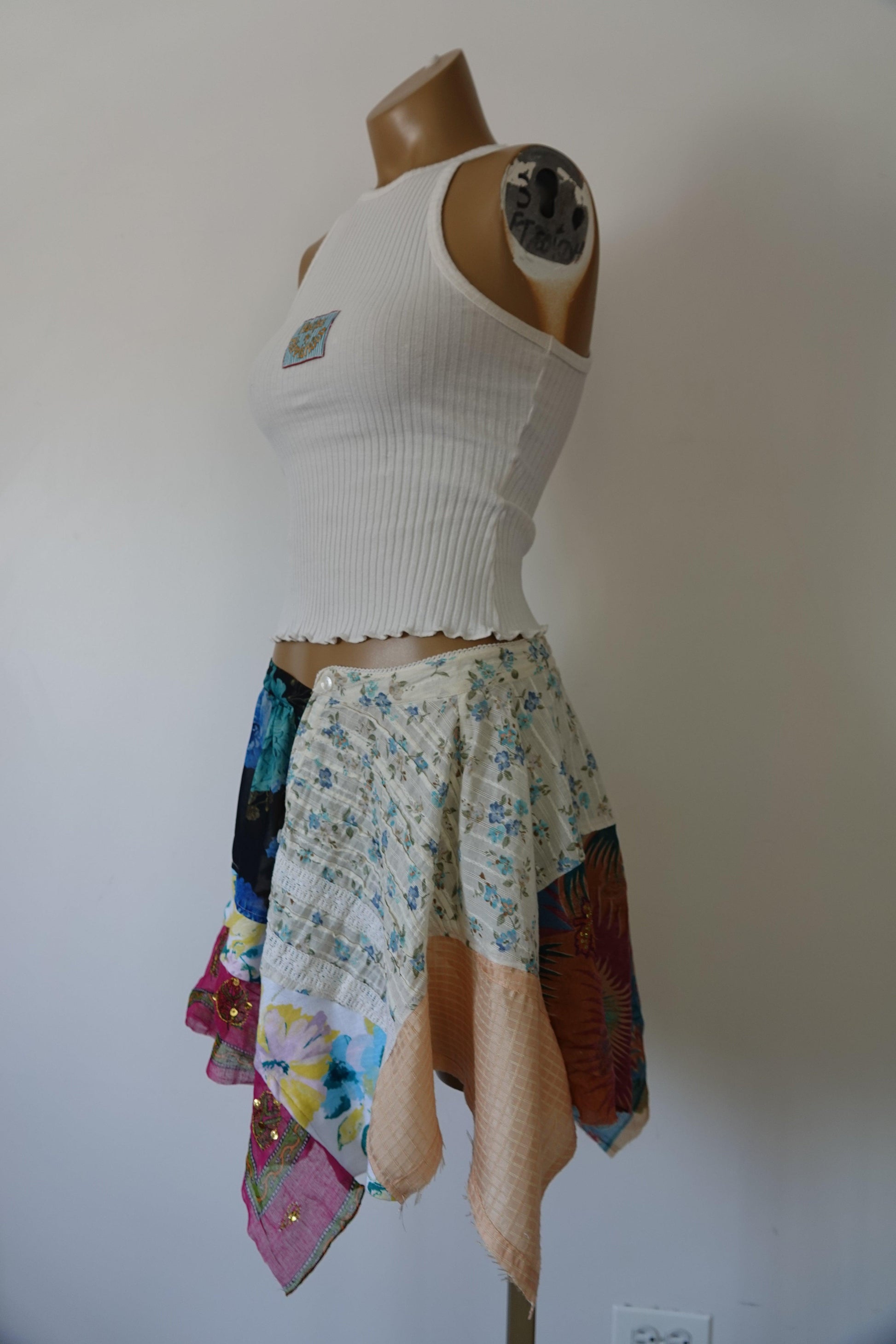 Reclaimed Mind Shaker Mini Skirt - Hippie Hued