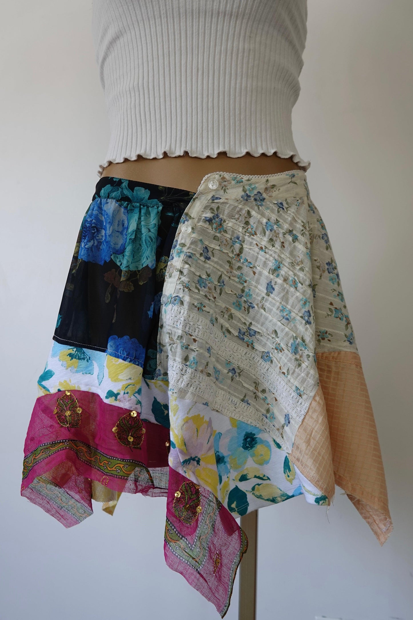 Reclaimed Mind Shaker Mini Skirt - Hippie Hued