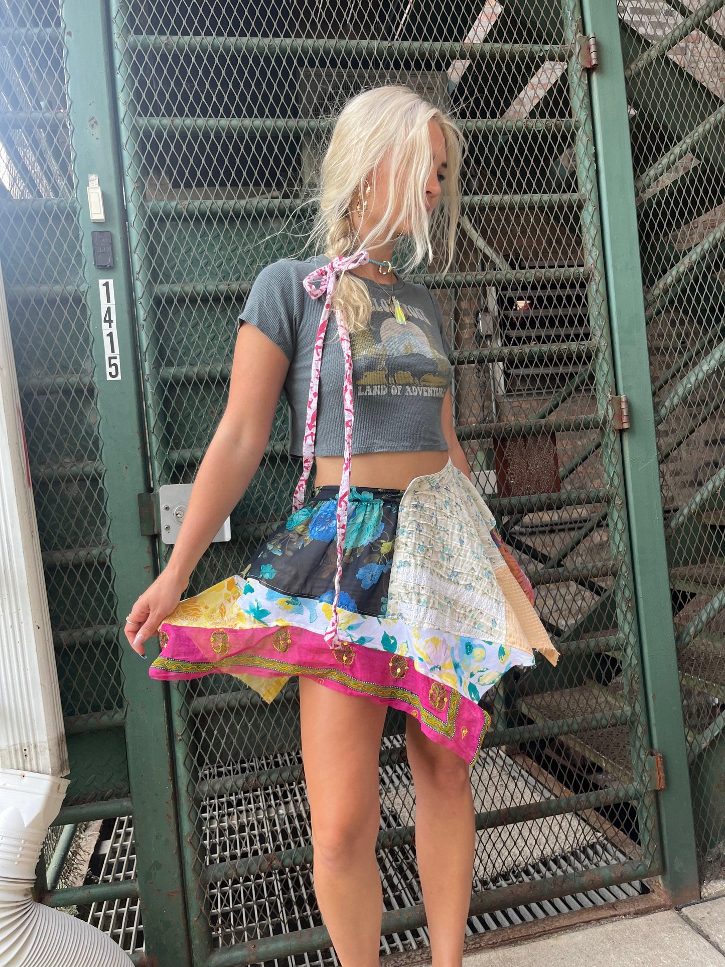 Reclaimed Mind Shaker Mini Skirt - Hippie Hued