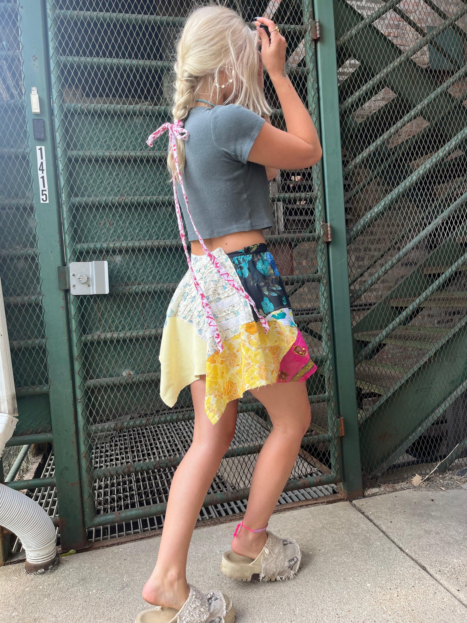 Reclaimed Mind Shaker Mini Skirt - Hippie Hued