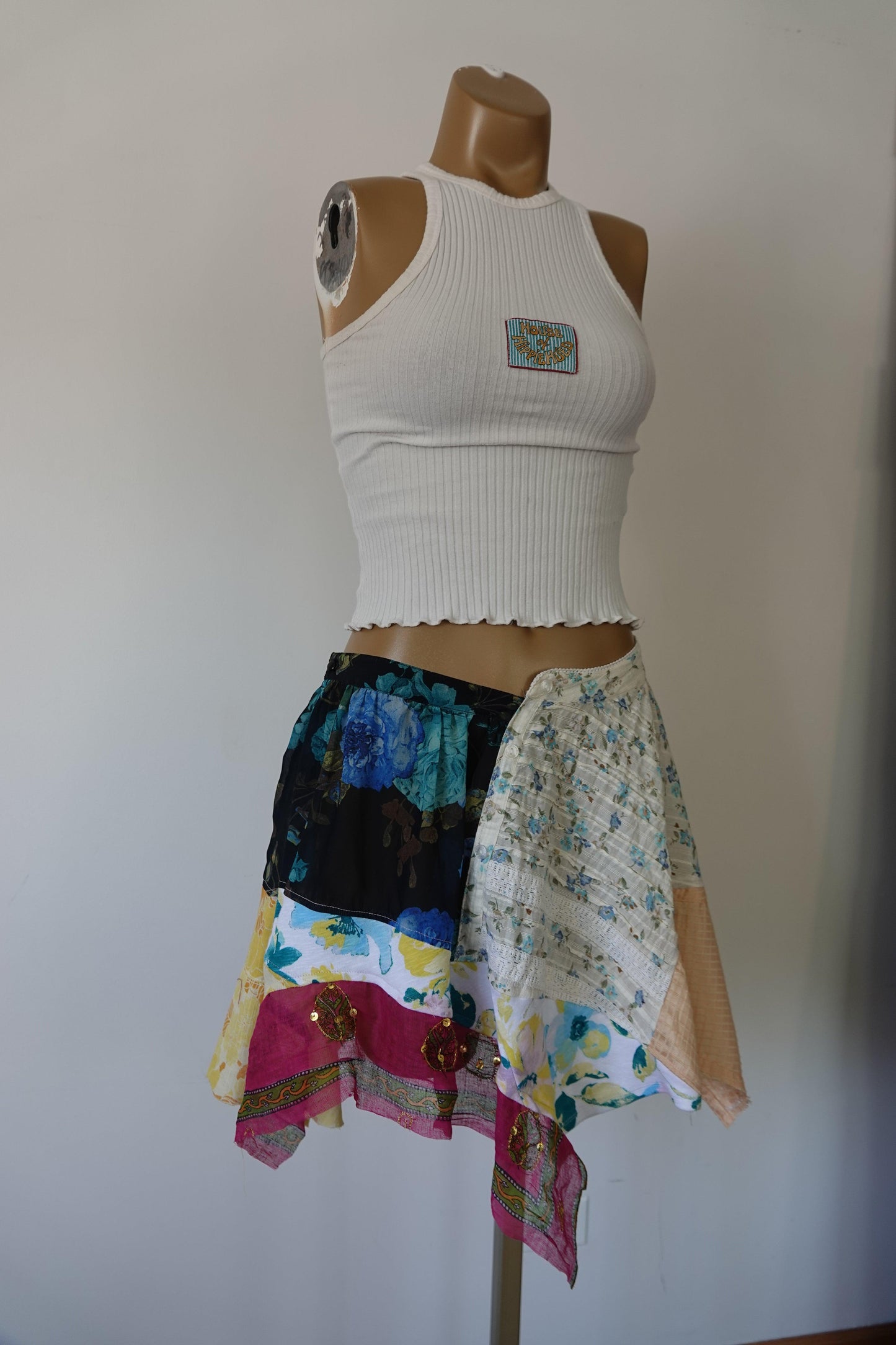 Reclaimed Mind Shaker Mini Skirt - Hippie Hued