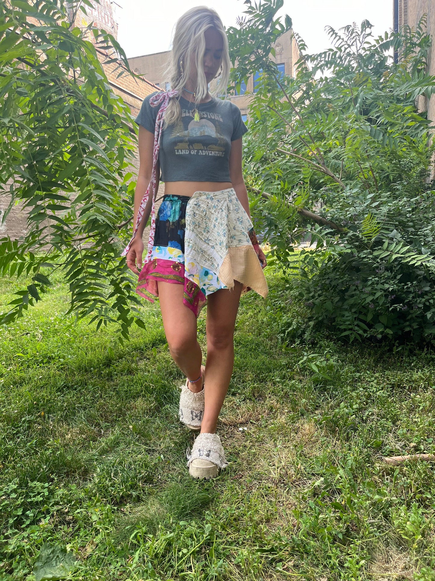 Reclaimed Mind Shaker Mini Skirt - Hippie Hued