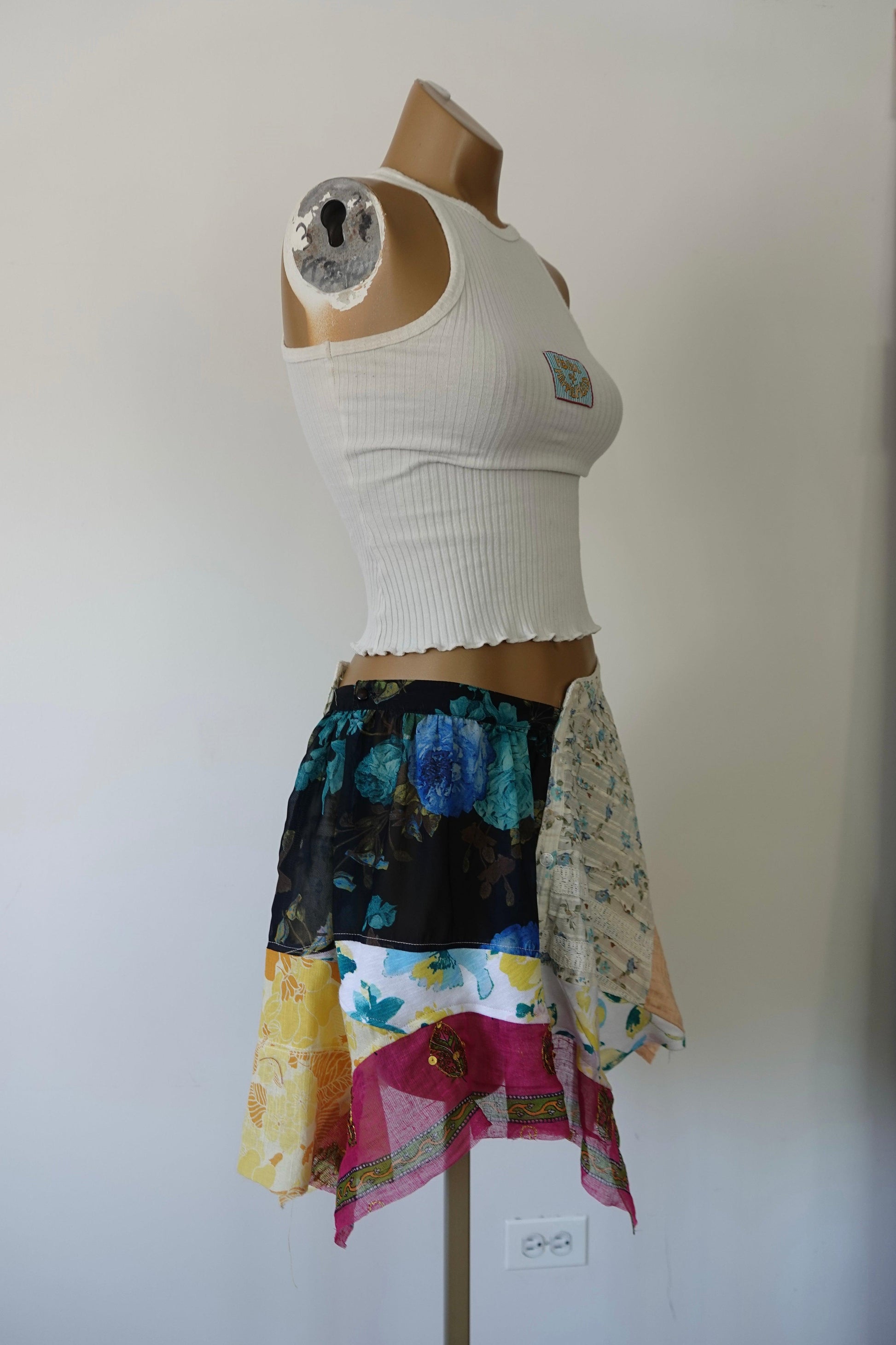 Reclaimed Mind Shaker Mini Skirt - Hippie Hued