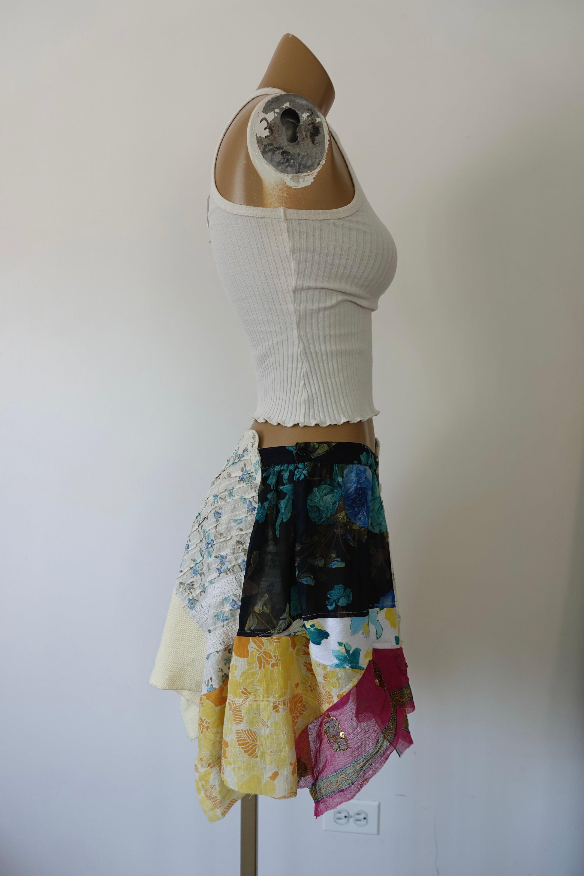 Reclaimed Mind Shaker Mini Skirt - Hippie Hued