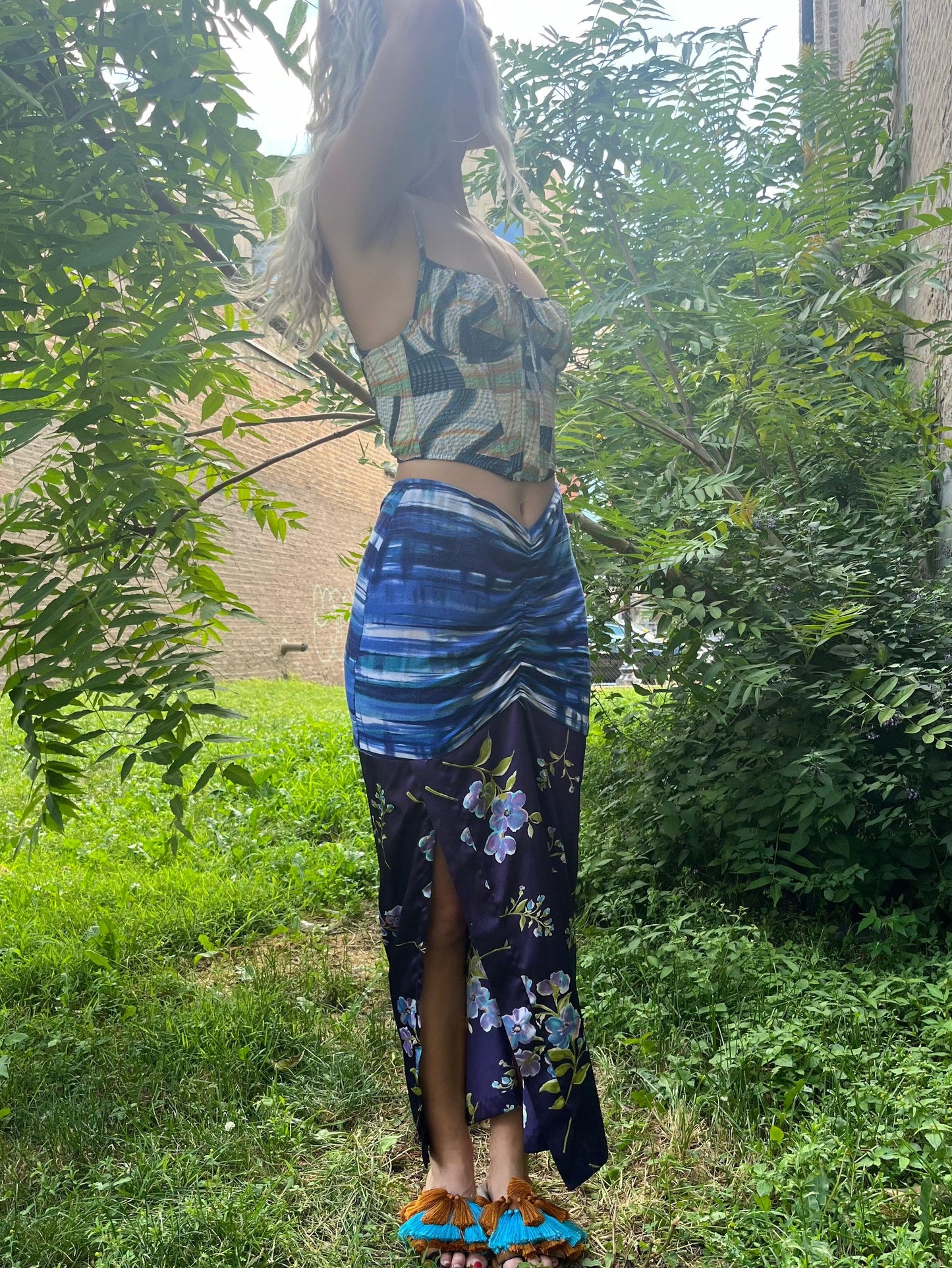 Reclaimed Mind Stands Still Maxi Skirt - Hippie Hued