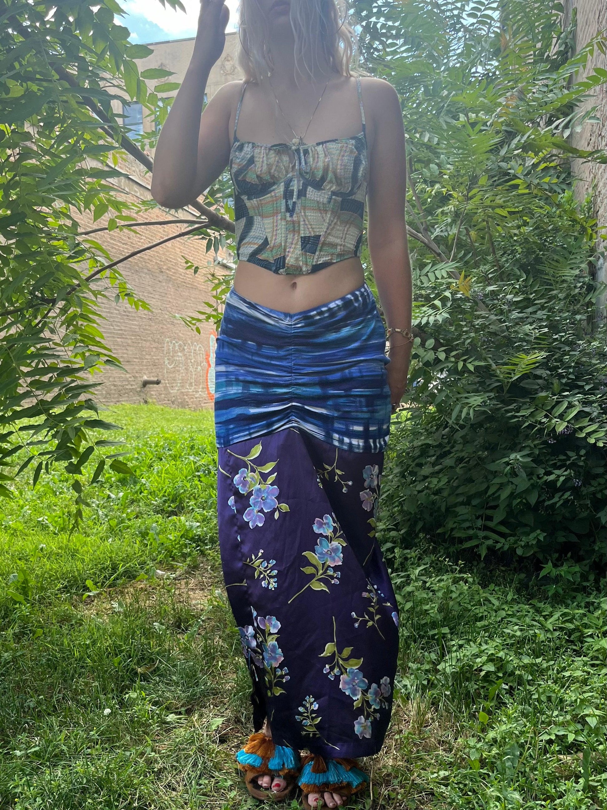 Reclaimed Mind Stands Still Maxi Skirt - Hippie Hued