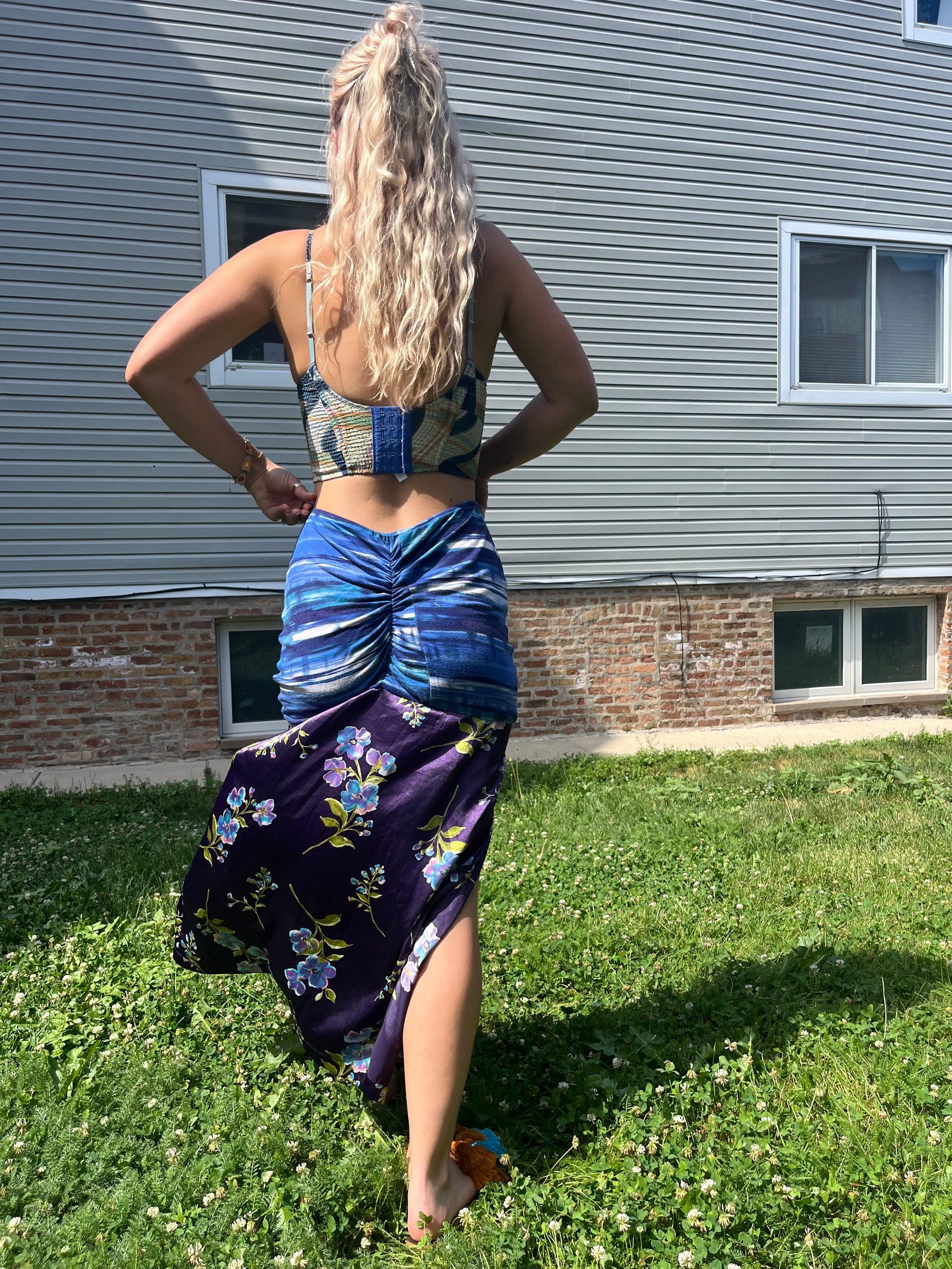 Reclaimed Mind Stands Still Maxi Skirt - Hippie Hued