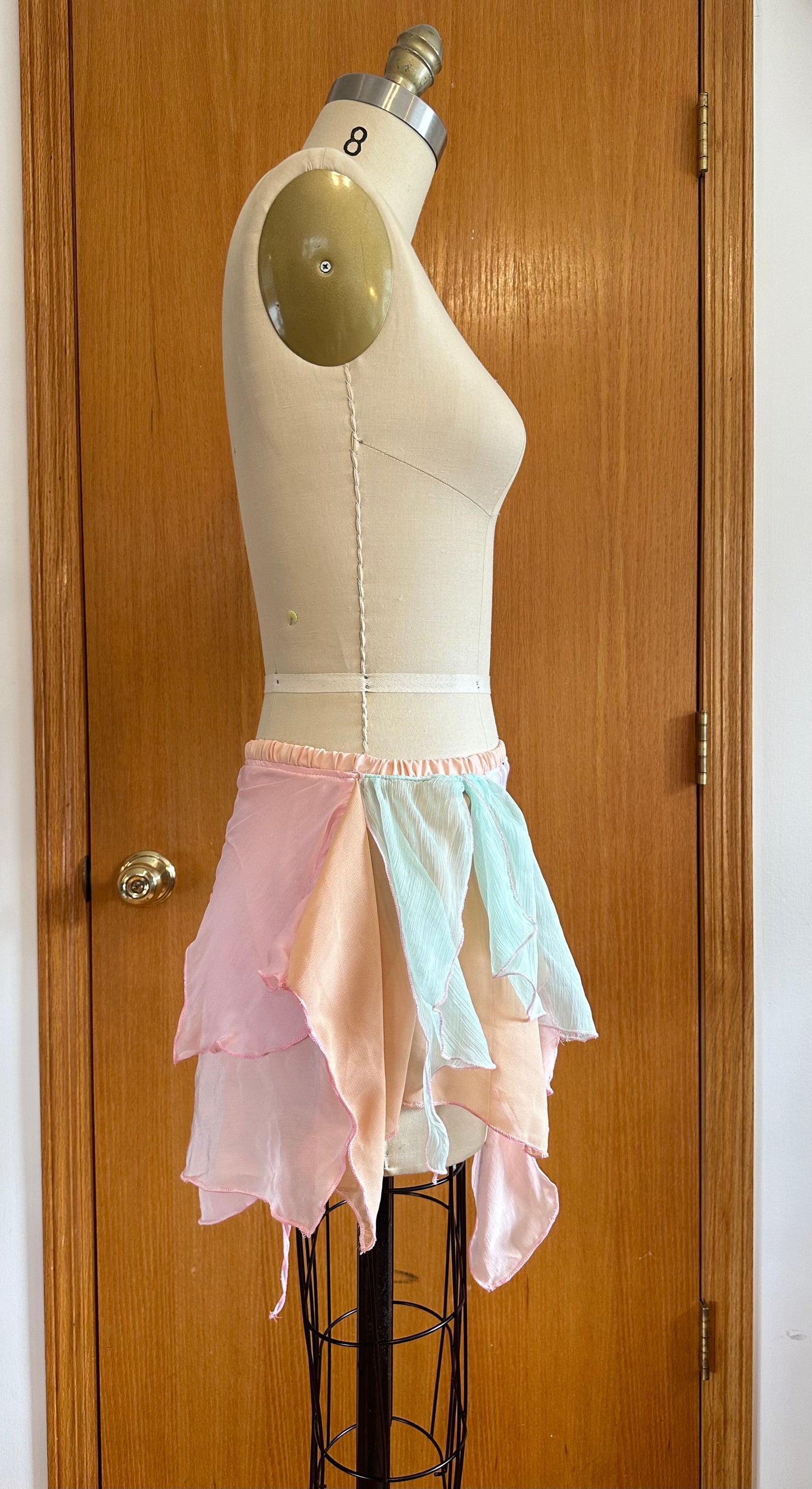 Reclaimed Miss Cotton Candy Mini Skirt