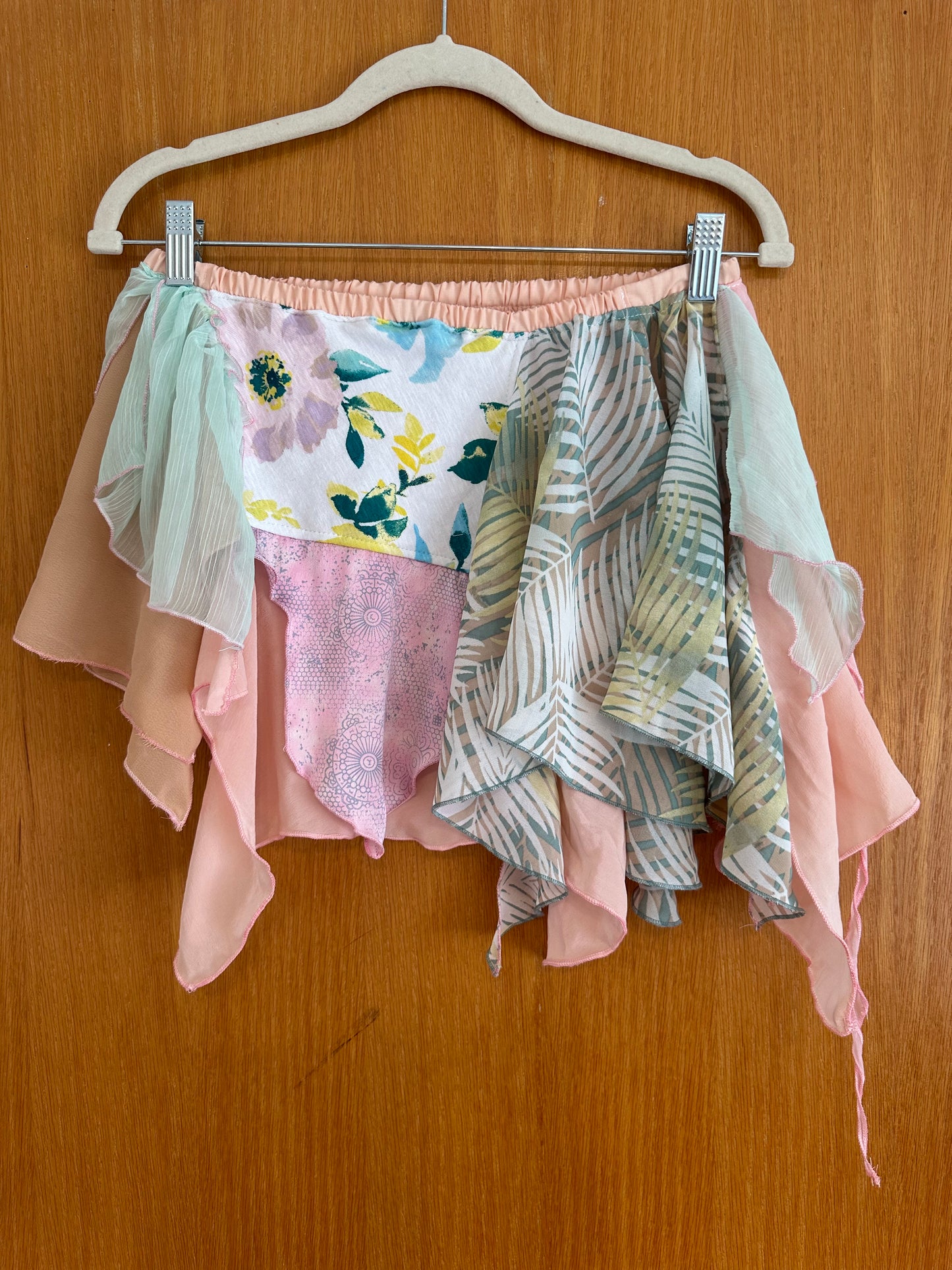 Reclaimed Miss Cotton Candy Mini Skirt