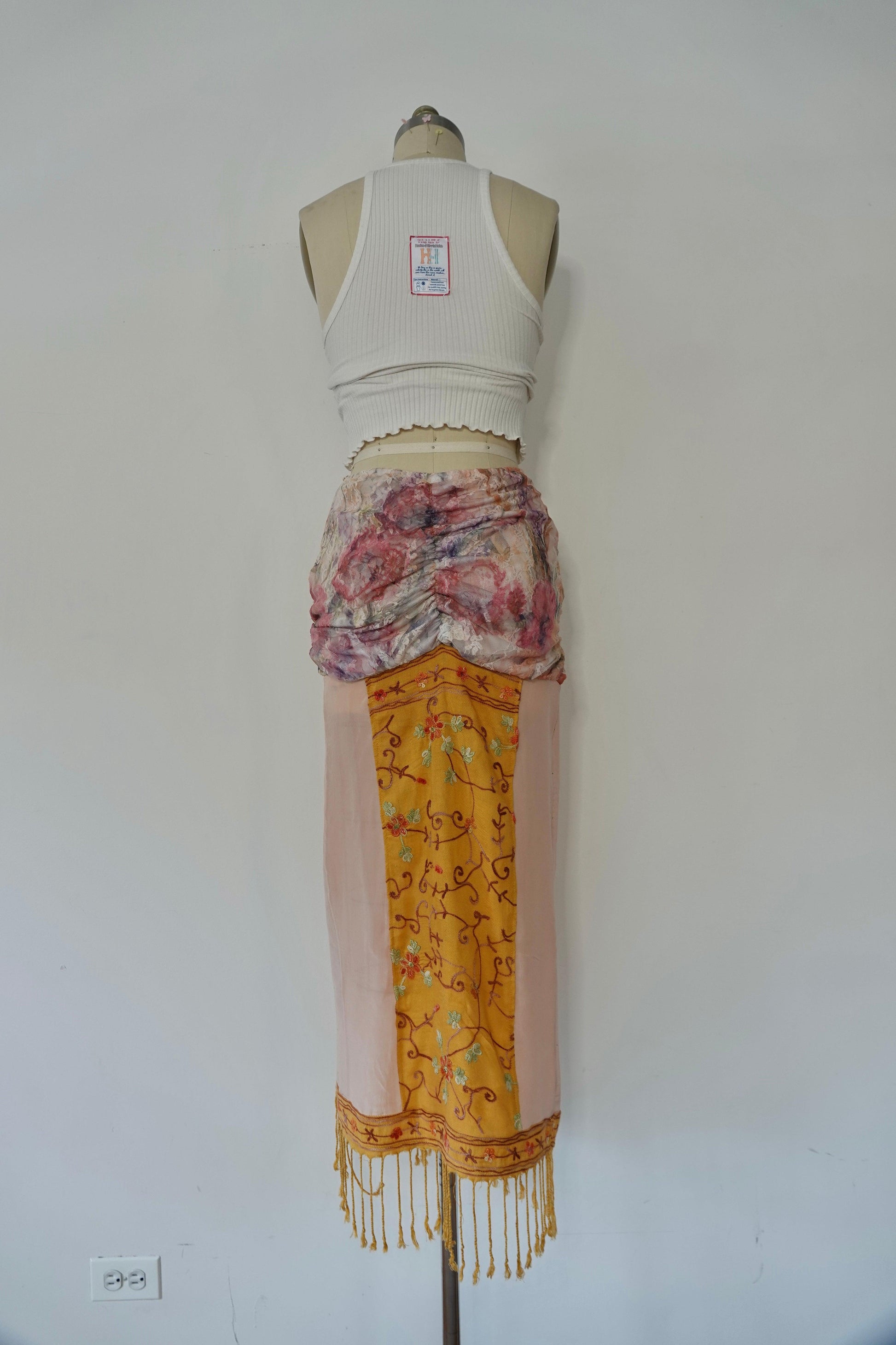 Reclaimed Sweetpea Maxi Skirt - Hippie Hued