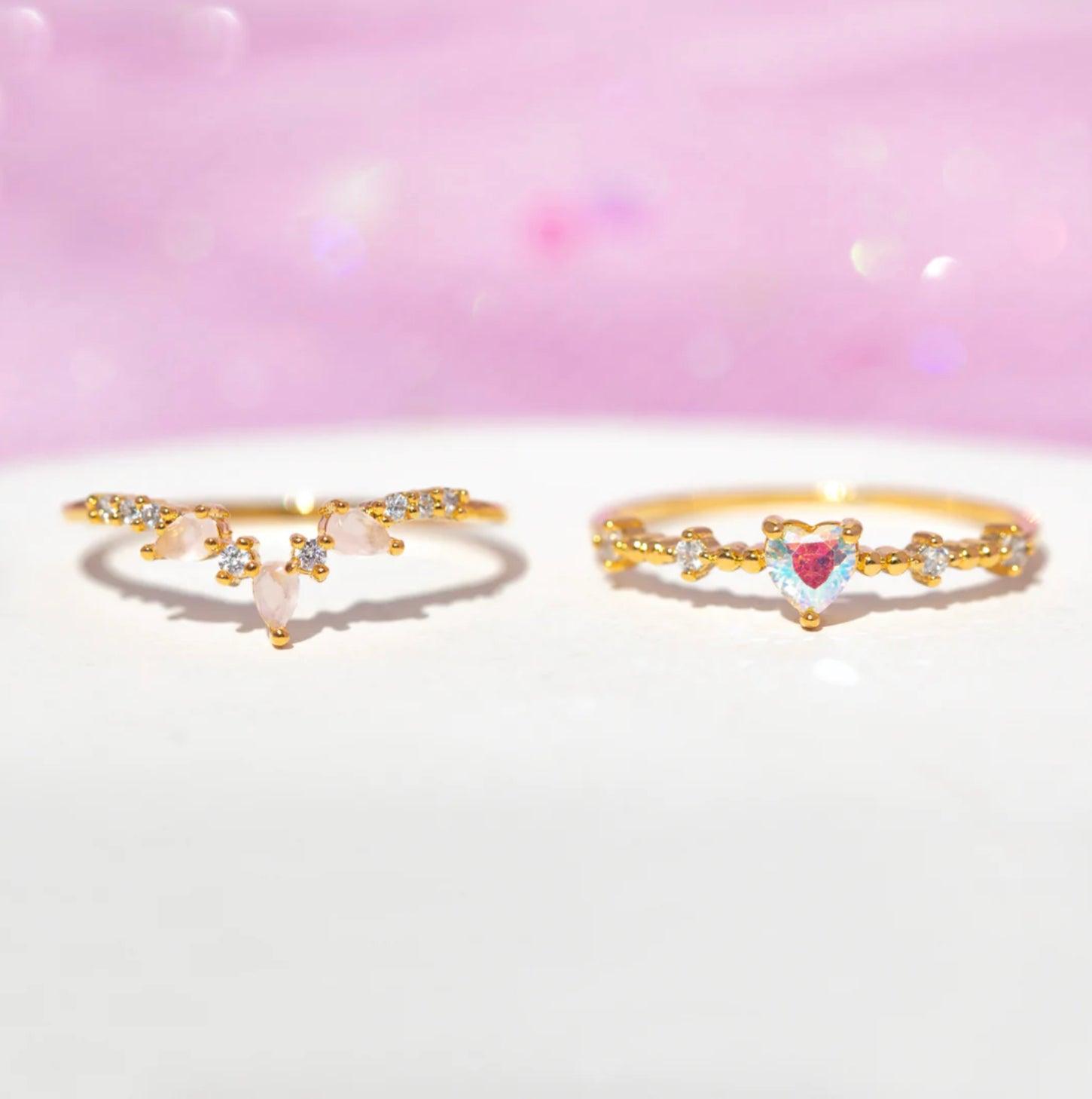 One Sweet Love Ring Set - Hippie Hued