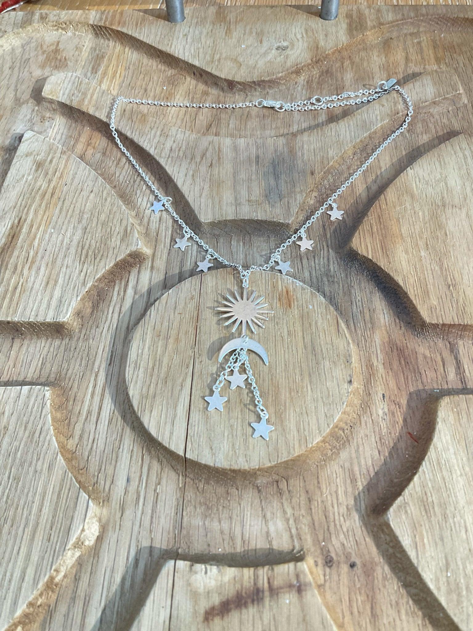 Sun and Moon Necklace - Hippie Hued